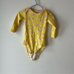 🌼 5/$20 Simple Joys by Carter’s Baby Girl Owl Print Yellow Bodysuit 3–6 Months